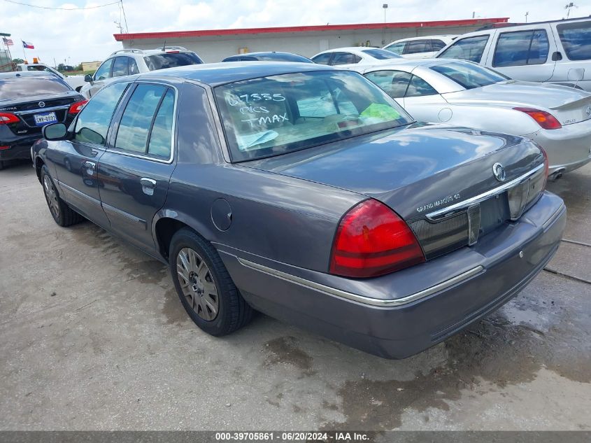 2007 Mercury Grand Marquis Gs VIN: 2MEFM74V37X617335 Lot: 39705861