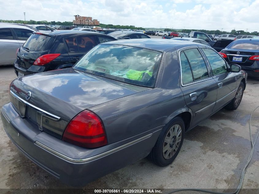 2007 Mercury Grand Marquis Gs VIN: 2MEFM74V37X617335 Lot: 39705861