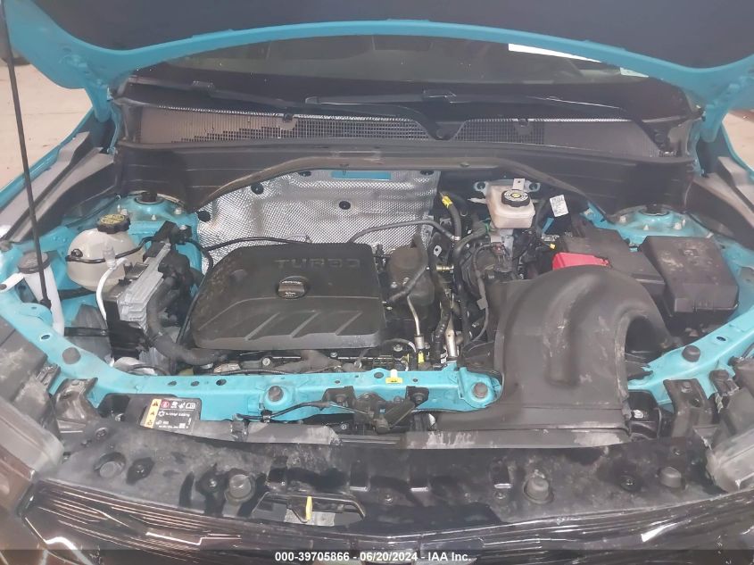 2021 Chevrolet Trailblazer Rs VIN: KL79MUSLXMB085429 Lot: 39705866