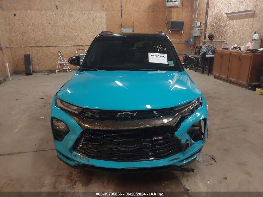 2021 Chevrolet Trailblazer Rs VIN: KL79MUSLXMB085429 Lot: 39705866