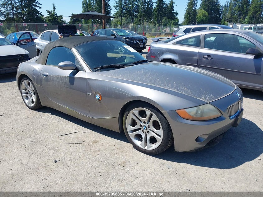 2003 BMW Z4 3.0I VIN: 4USBT534X3LU00415 Lot: 39705885