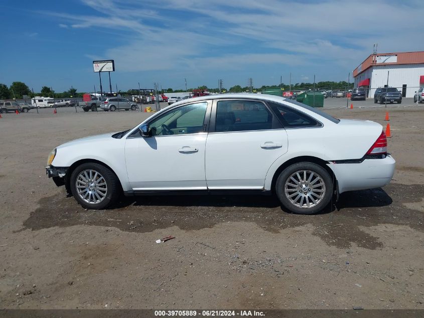 2006 Mercury Montego Premier VIN: 1MEFM421X6G615326 Lot: 39705889