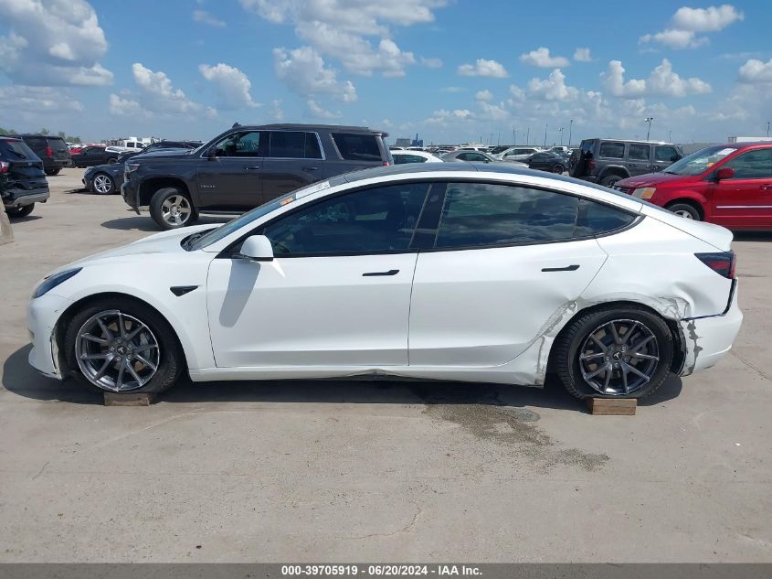 2021 Tesla Model 3 Standard Range Plus Rear-Wheel Drive VIN: 5YJ3E1EA1MF981890 Lot: 39705919