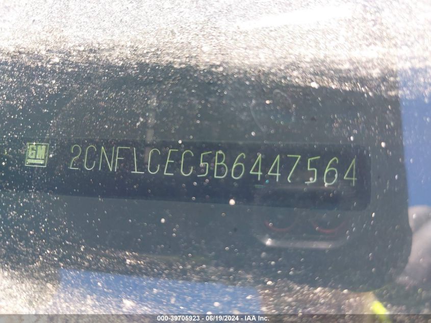 2011 Chevrolet Equinox Ls VIN: 2CNFLCEC5B6447564 Lot: 39705923