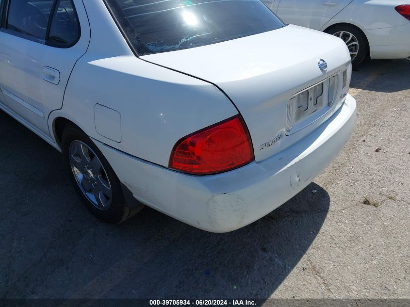 2005 Nissan Sentra 1.8S VIN: 3N1CB51D25L582539 Lot: 39705934