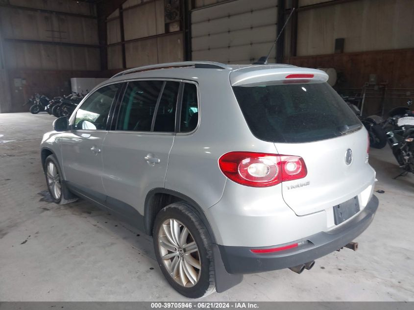 2011 Volkswagen Tiguan Se VIN: WVGBV7AX9BW565471 Lot: 39705946