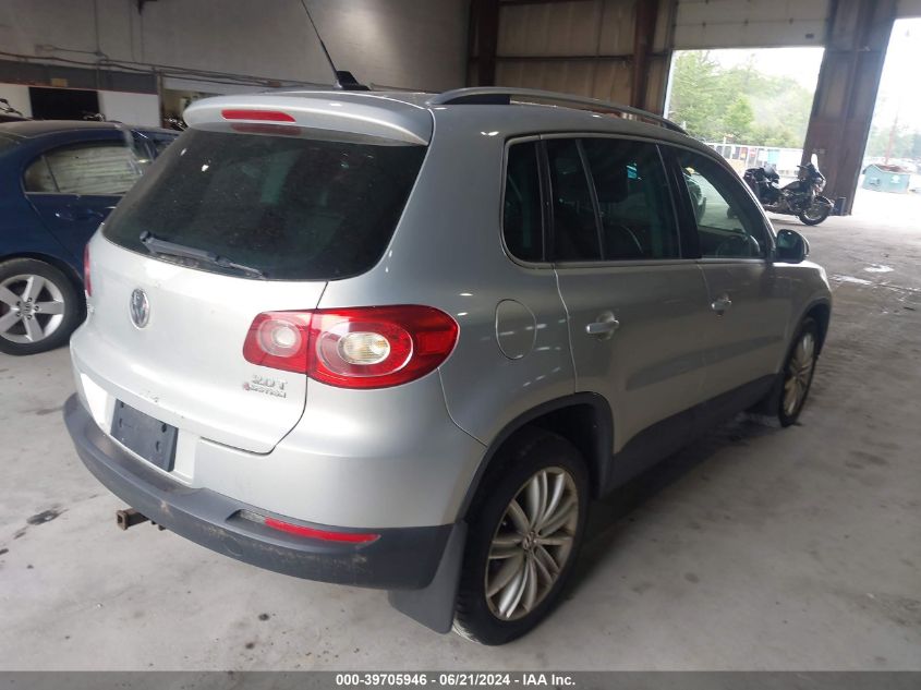 2011 Volkswagen Tiguan Se VIN: WVGBV7AX9BW565471 Lot: 39705946