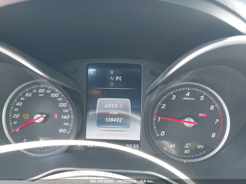 2017 Mercedes-Benz C 300 Luxury/Sport VIN: 55SWF4JB7HU208520 Lot: 39705962