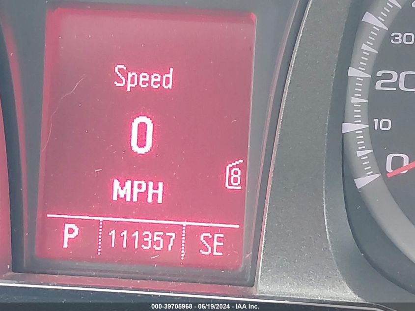 2011 GMC Terrain Sle-2 VIN: 2CTALSEC2B6232933 Lot: 39705968