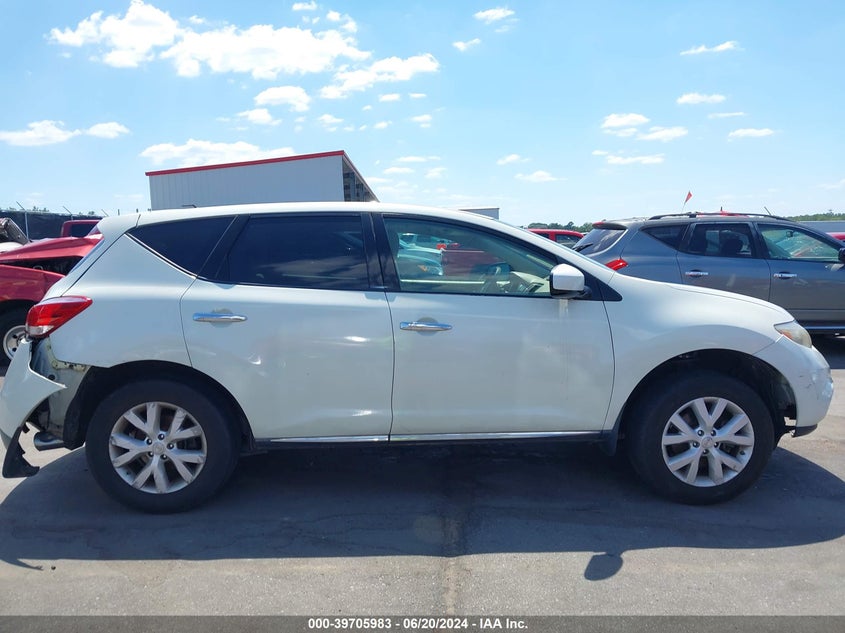 2011 Nissan Murano S VIN: JN8AZ1MW6BW160743 Lot: 39705983