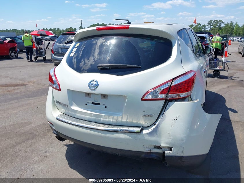 2011 Nissan Murano S VIN: JN8AZ1MW6BW160743 Lot: 39705983