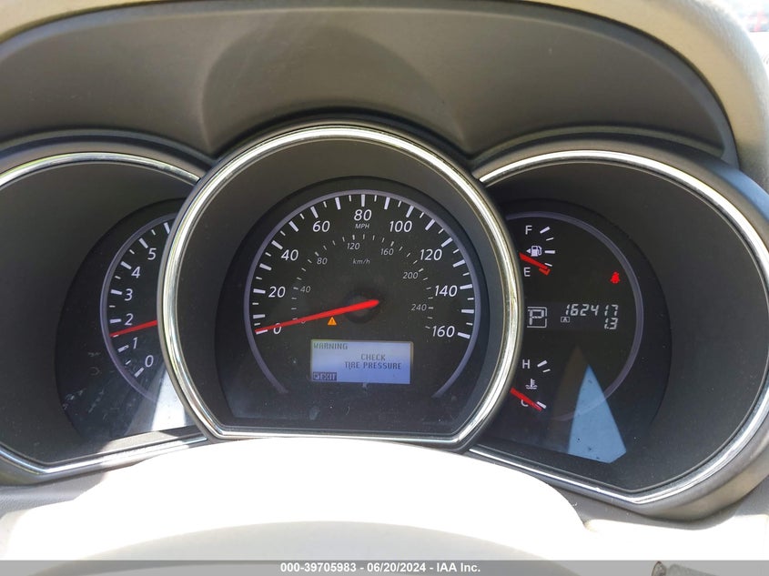 2011 Nissan Murano S VIN: JN8AZ1MW6BW160743 Lot: 39705983