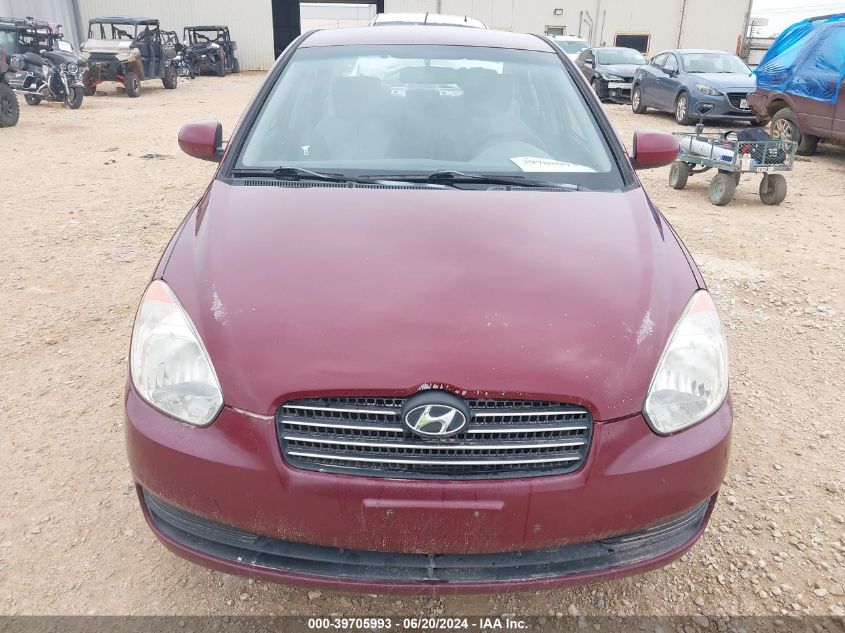 2010 Hyundai Accent Gls VIN: KMHCN4AC0AU449554 Lot: 39705993