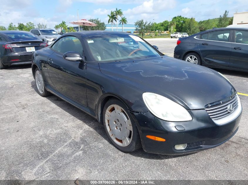 2004 Lexus Sc 430 VIN: JTHFN48Y140058040 Lot: 39706026