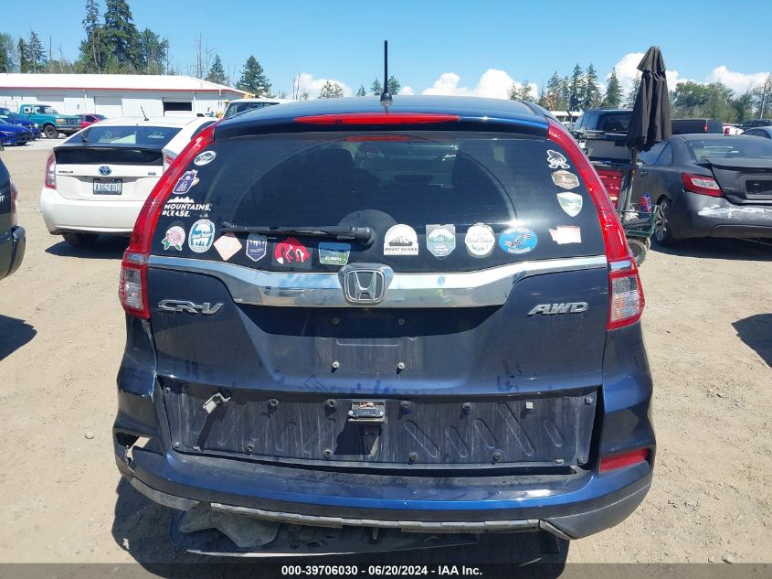 2016 Honda Cr-V Se VIN: 2HKRM4H44GH618414 Lot: 39706030