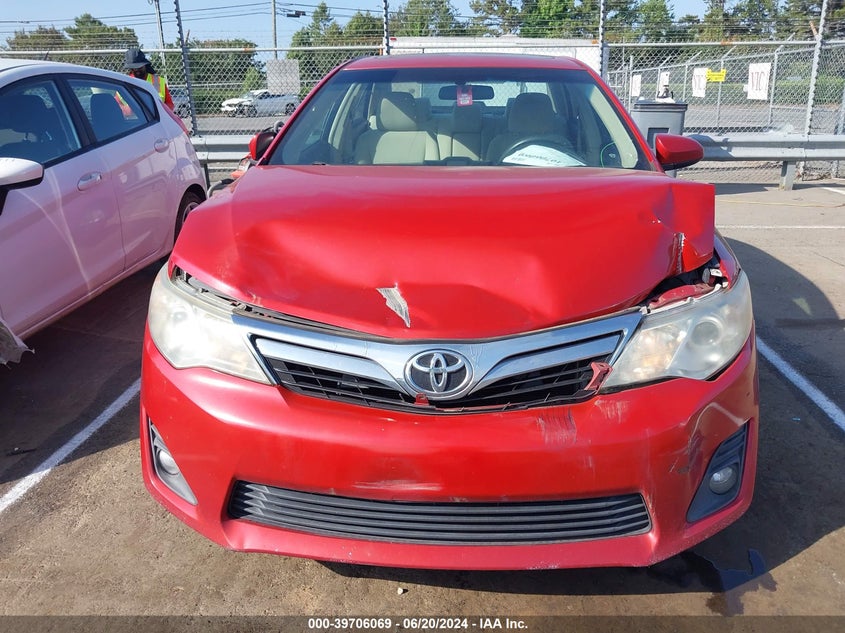 2012 Toyota Camry Le VIN: 4T1BF1FK6CU564945 Lot: 39706069