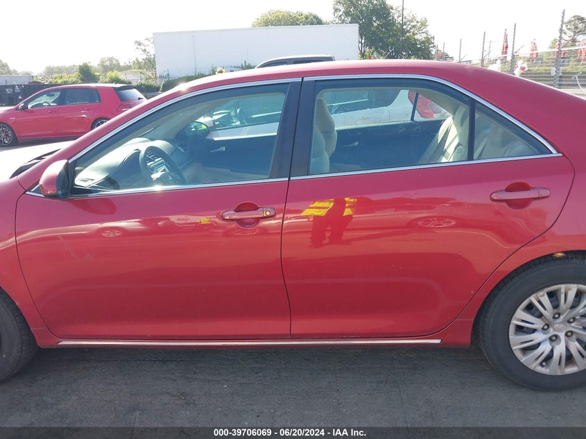 2012 Toyota Camry Le VIN: 4T1BF1FK6CU564945 Lot: 39706069