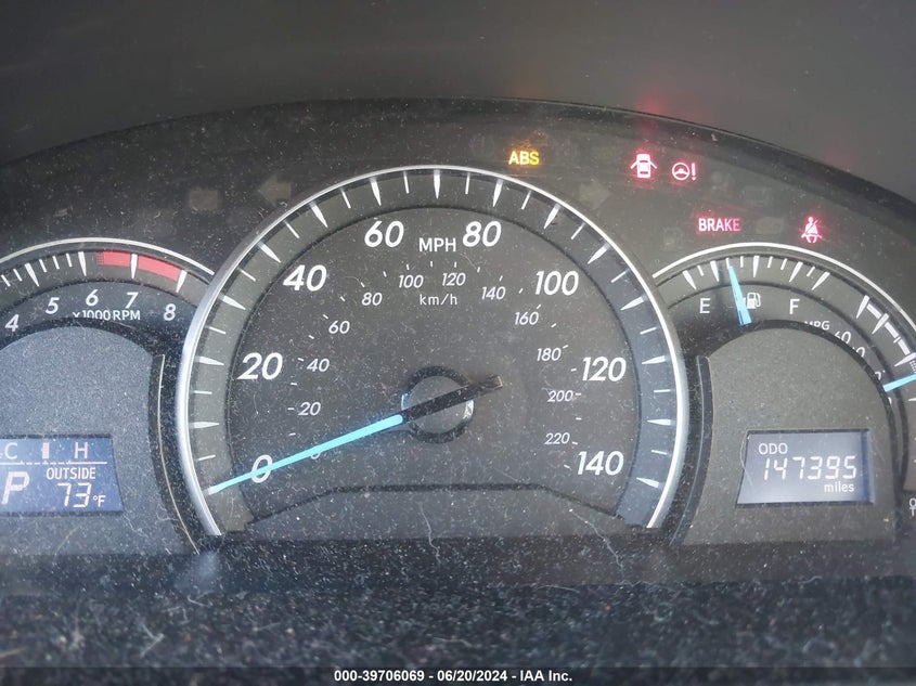 2012 Toyota Camry Le VIN: 4T1BF1FK6CU564945 Lot: 39706069