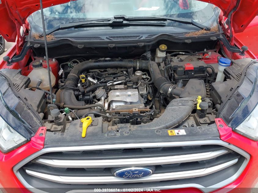 2018 Ford Ecosport Se VIN: MAJ3P1TEXJC234139 Lot: 39706074