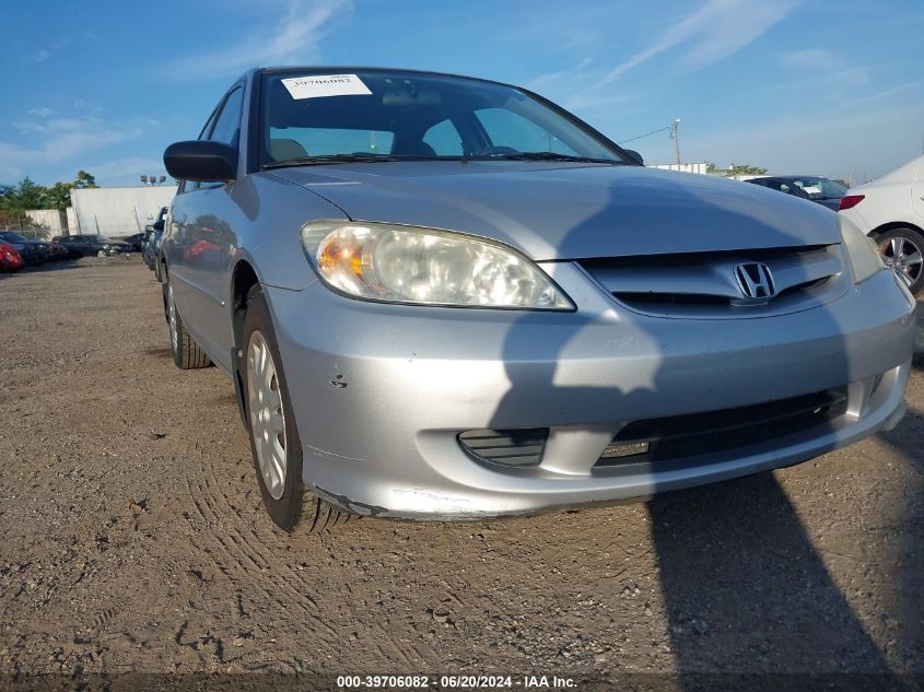 2HGES16575H598486 | 2005 HONDA CIVIC