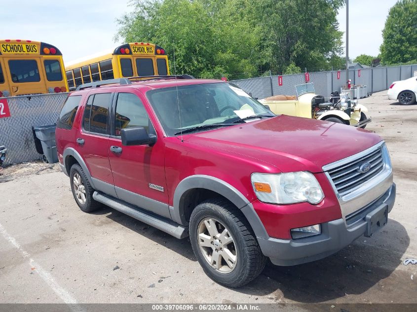 2006 Ford Explorer Xlt VIN: 1FMEU73E26ZA19255 Lot: 39706096