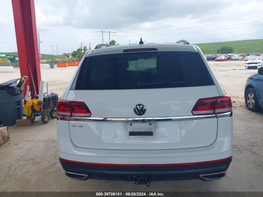 2022 Volkswagen Atlas 3.6L V6 Se W/Technology VIN: 1V2JR2CA4NC548775 Lot: 39706101