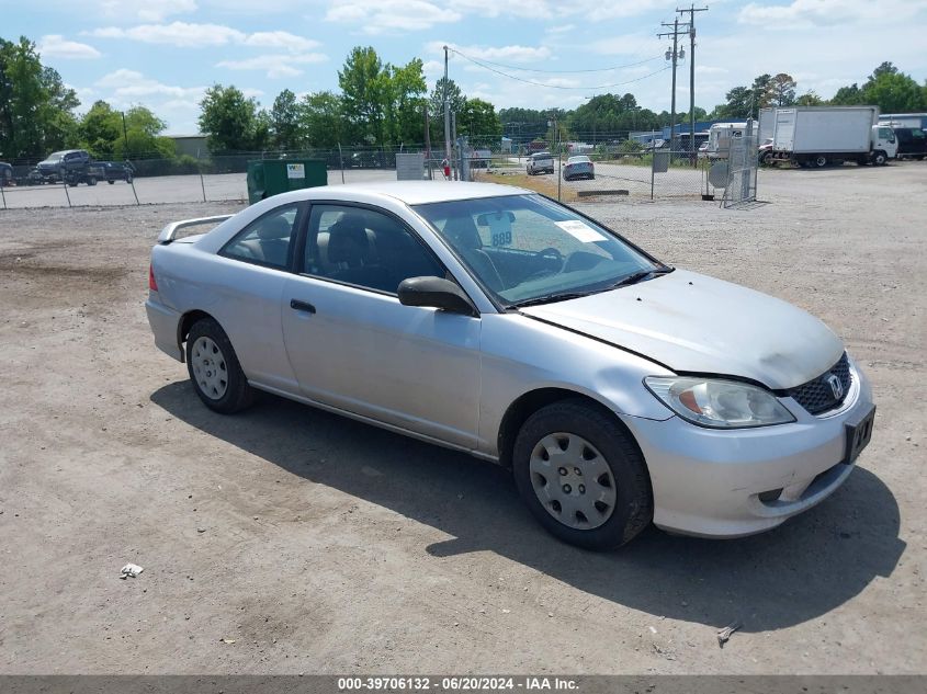 2004 Honda Civic Vp VIN: 1HGEM211X4L063268 Lot: 39706132