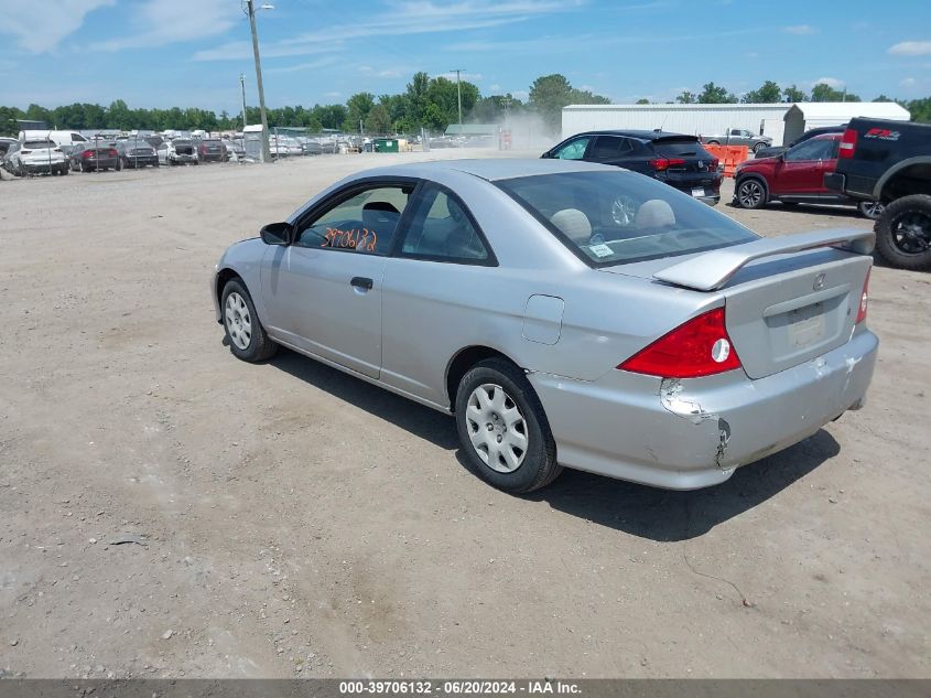 2004 Honda Civic Vp VIN: 1HGEM211X4L063268 Lot: 39706132