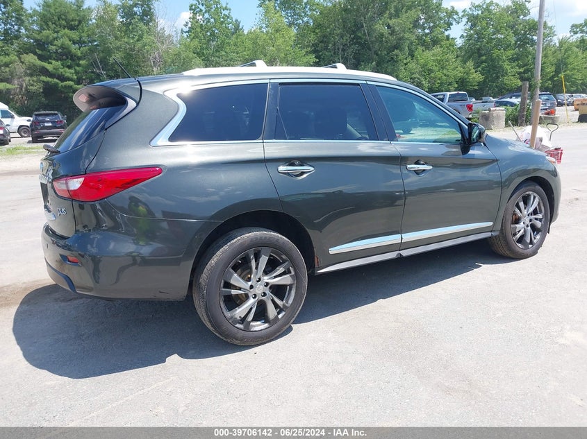 2013 Infiniti Jx35 VIN: 5N1AL0MM1DC301031 Lot: 39706142