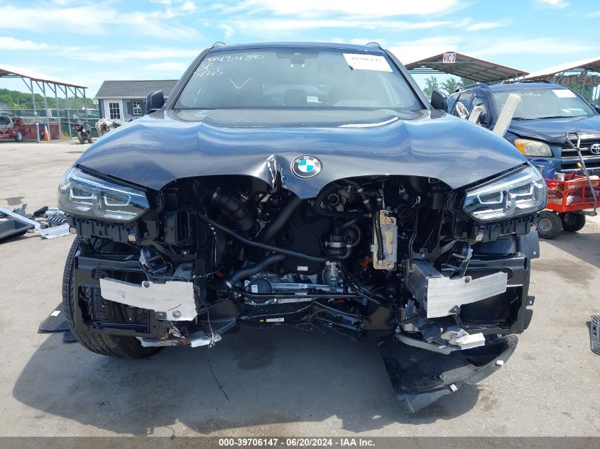 2024 BMW X3 xDrive30I VIN: 5UX53DP02R9V92566 Lot: 39706147