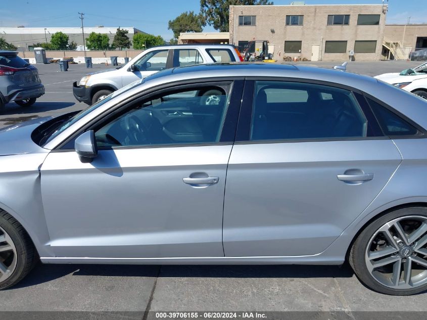 2018 Audi A3 2.0T Premium/2.0T Tech Premium VIN: WAUAUGFF5J1007161 Lot: 39706155