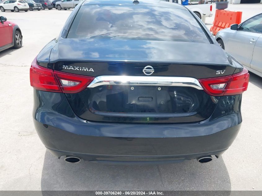 2018 Nissan Maxima 3.5 Sv VIN: 1N4AA6AP5JC368292 Lot: 39706240