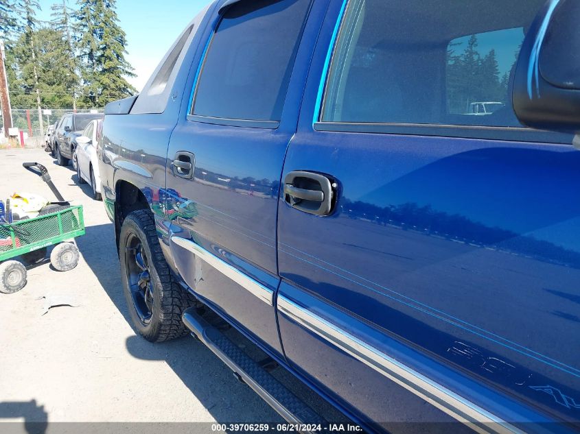 2003 Chevrolet Avalanche 1500 VIN: 3GNEK13T43G243247 Lot: 39706259