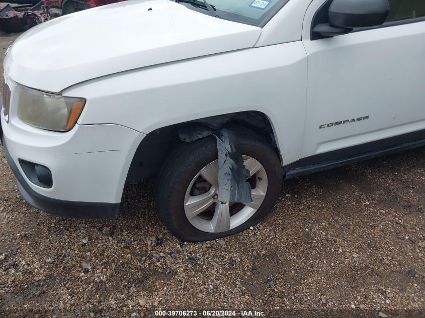 2014 Jeep Compass Sport VIN: 1C4NJCBA2ED587408 Lot: 39706273