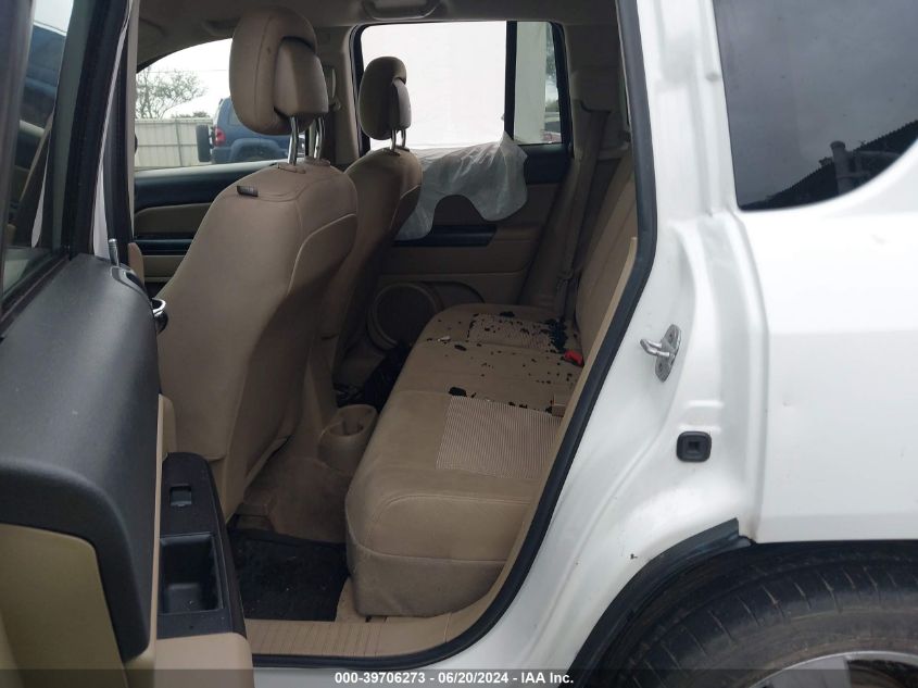 2014 Jeep Compass Sport VIN: 1C4NJCBA2ED587408 Lot: 39706273