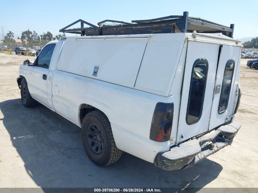 2007 Chevrolet Silverado 1500 Classic Work Truck VIN: 1GCEC14X77Z145312 Lot: 39706280