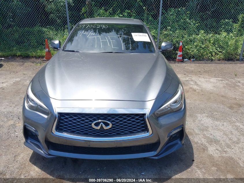 2018 Infiniti Q50 3.0T Sport VIN: JN1EV7AR9JM443516 Lot: 39706290