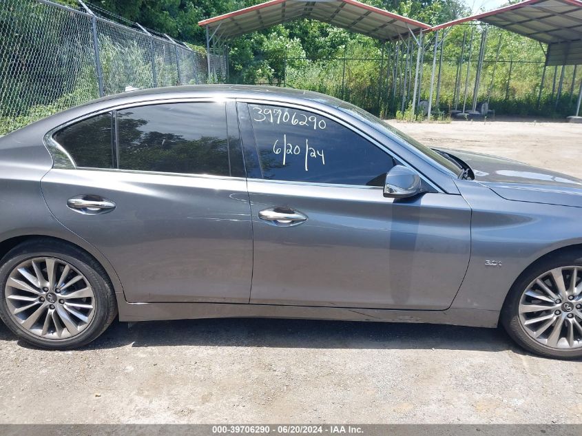 2018 Infiniti Q50 3.0T Sport VIN: JN1EV7AR9JM443516 Lot: 39706290