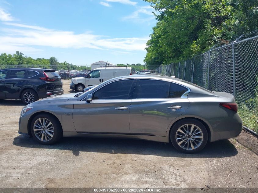 2018 Infiniti Q50 3.0T Sport VIN: JN1EV7AR9JM443516 Lot: 39706290