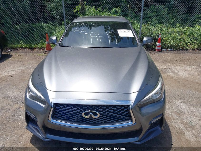 2018 Infiniti Q50 3.0T Sport VIN: JN1EV7AR9JM443516 Lot: 39706290