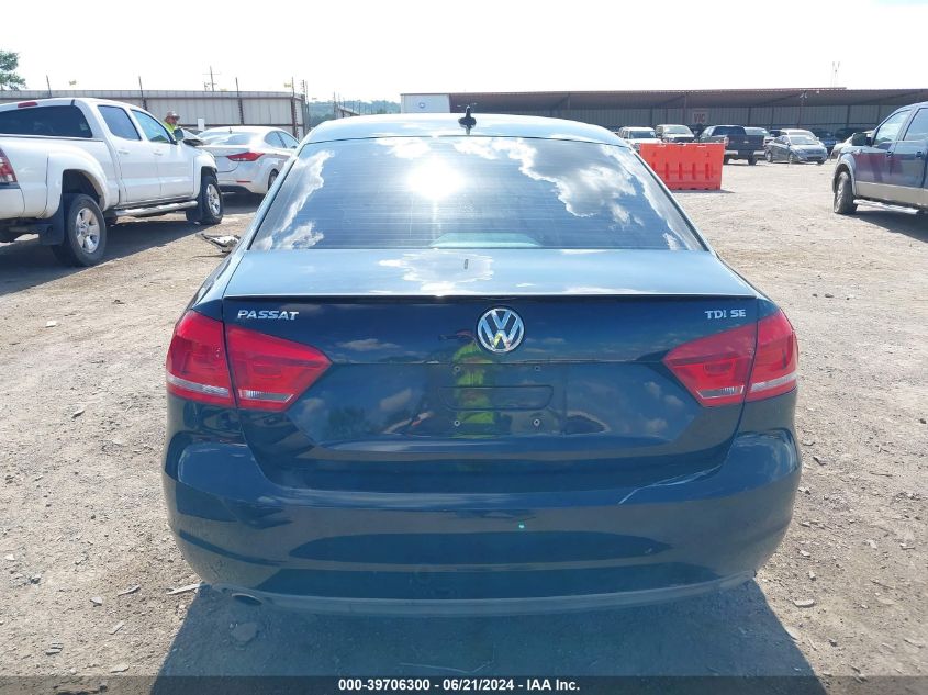 2014 Volkswagen Passat 2.0L Tdi Se VIN: 1VWBN7A31EC071769 Lot: 39706300