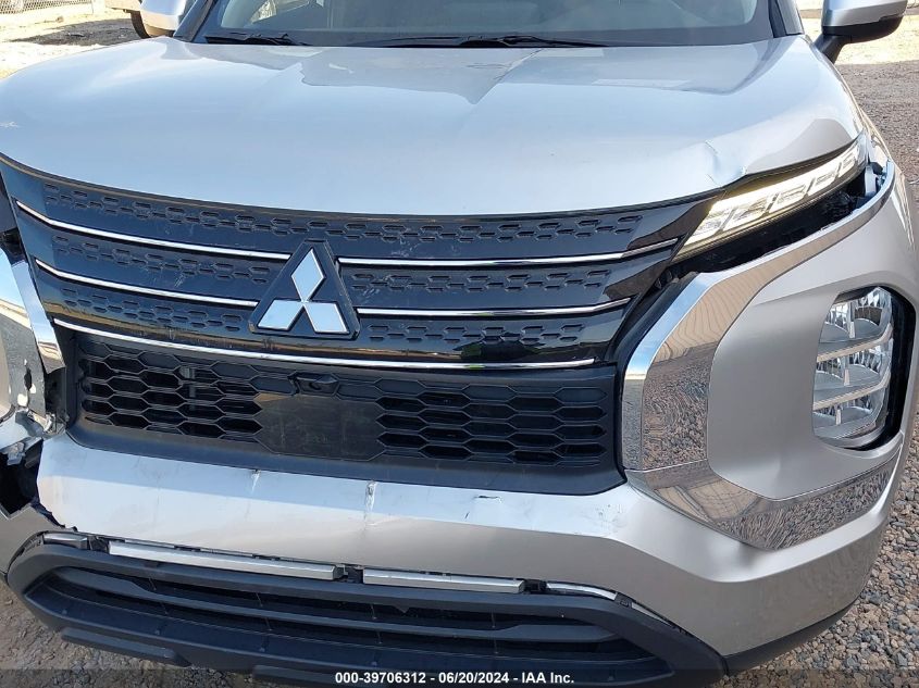 2022 Mitsubishi Outlander Es VIN: JA4J3TA82NZ032026 Lot: 39706312