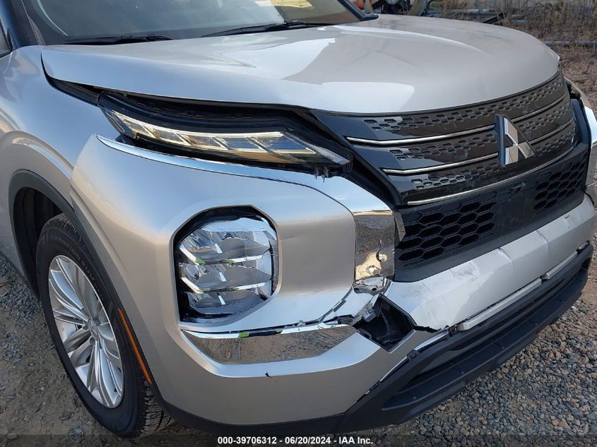 2022 Mitsubishi Outlander Es VIN: JA4J3TA82NZ032026 Lot: 39706312