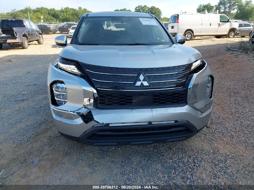 2022 Mitsubishi Outlander Es VIN: JA4J3TA82NZ032026 Lot: 39706312