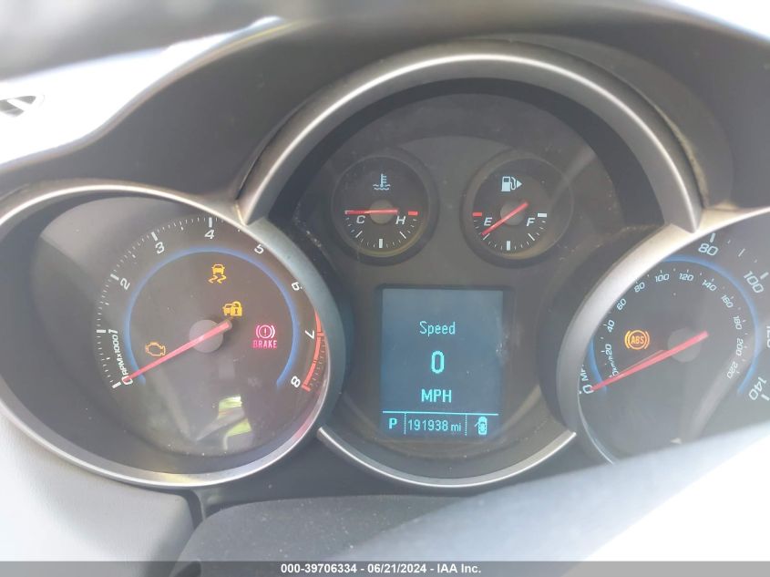 2012 Chevrolet Cruze Ls VIN: 1G1PC5SH9C7343979 Lot: 39706334