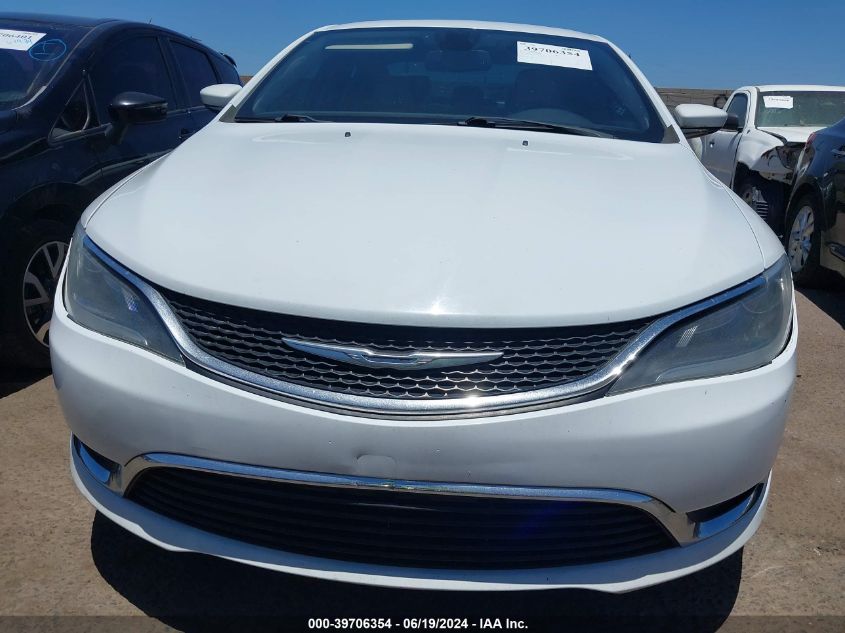 2016 Chrysler 200 Limited VIN: 1C3CCCABXGN156666 Lot: 39706354