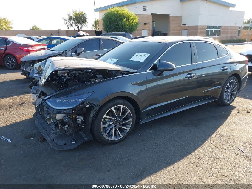 2021 HYUNDAI SONATA LIMITED - KMHL34J21MA156264