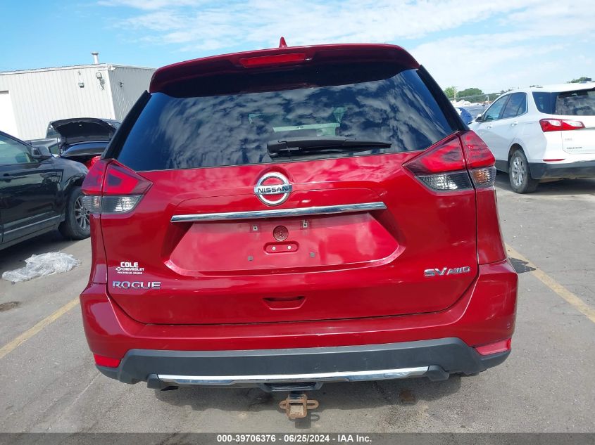 2018 Nissan Rogue Sv VIN: 5N1AT2MV7JC851351 Lot: 39706376