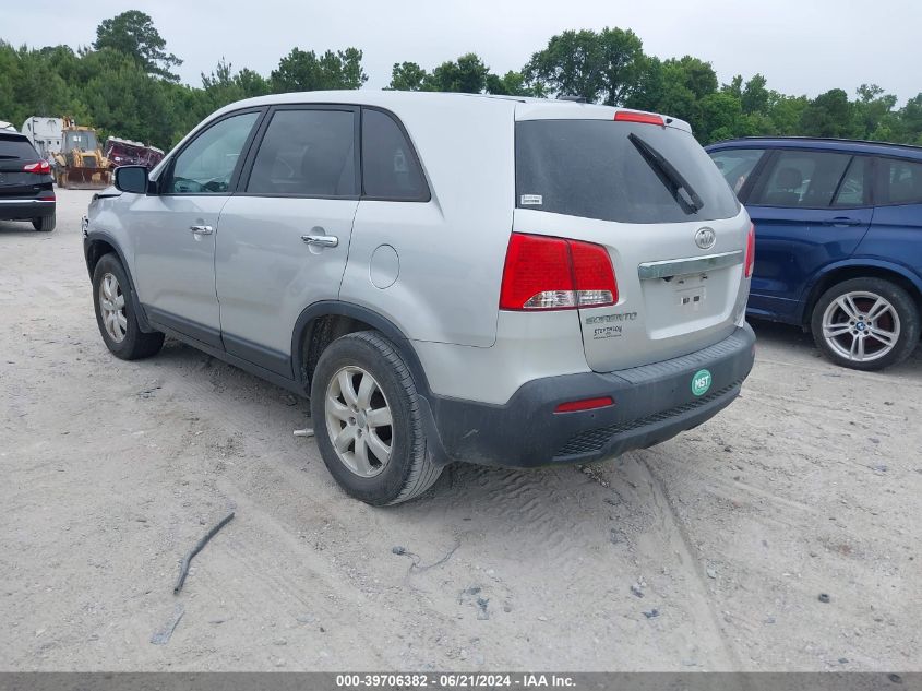 2013 Kia Sorento Lx VIN: 5XYKT3A13DG415743 Lot: 39706382