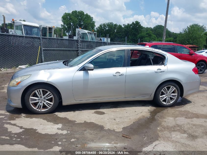 2010 Infiniti G37 VIN: JN1CV6AP4AM405899 Lot: 39706455